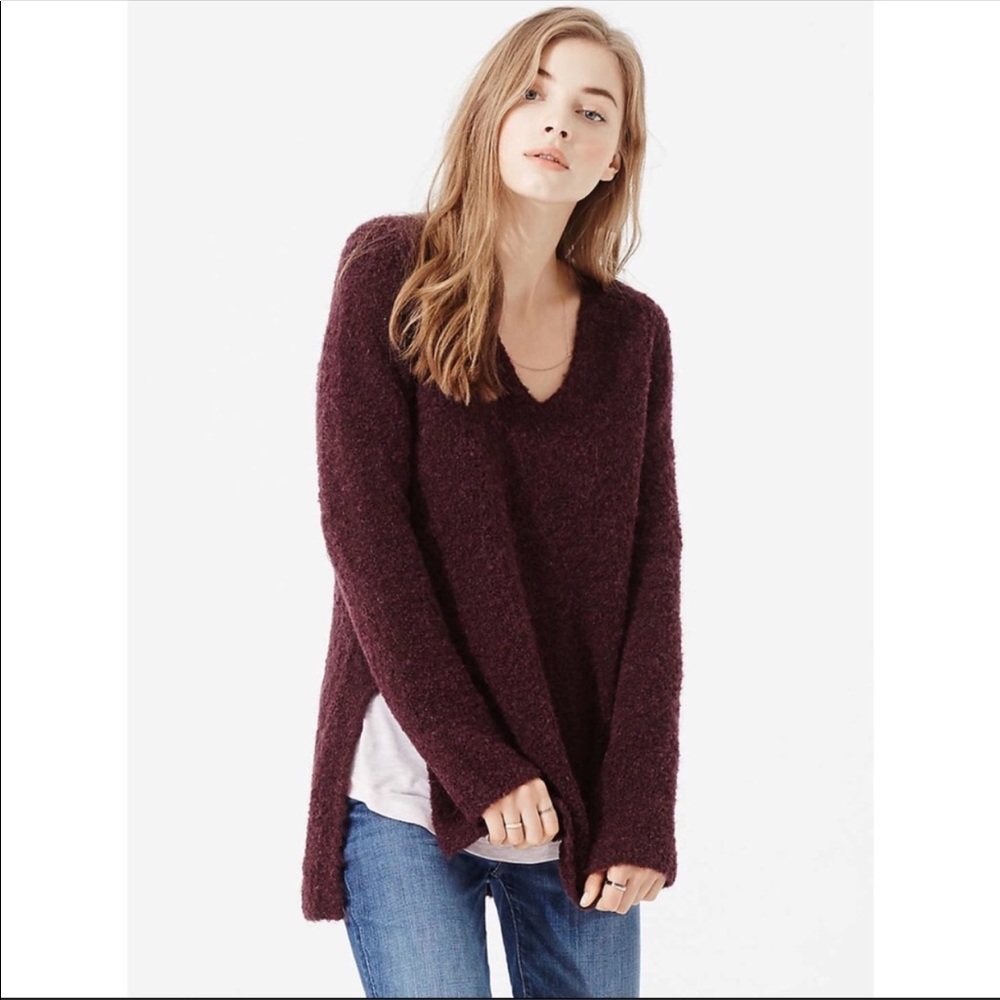 Lou & Grey Cloud Boucle Wool Alpaca Tunic Sweater - Picture 12 of 13